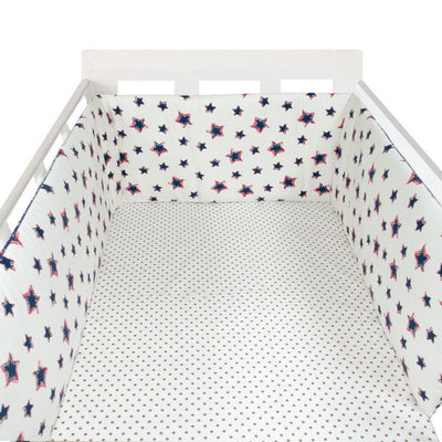 Nordic Stars Baby Bed Thicken Bumpers