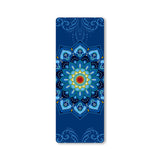 Suede Yoga Mat with Body Alignment Lines