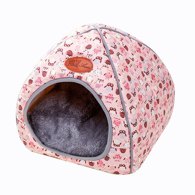 Small Pet Dog House Kennel Bed