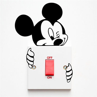 Mickey mouse switch stickers