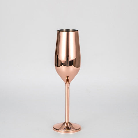 Wine Glasses Stainless Steel Copper