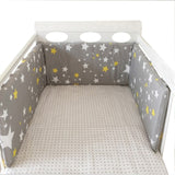 Nordic Stars Baby Bed Thicken Bumpers