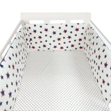 Nordic Stars Baby Bed Thicken Bumpers