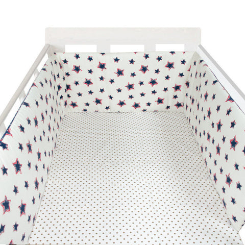 Nordic Stars Baby Bed Thicken Bumpers