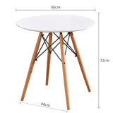 Table solid wood nordic fashion