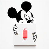 Mickey mouse switch stickers