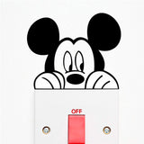 Mickey mouse switch stickers