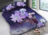 4Pcs King Size Luxury 3D Rose Bedding Set