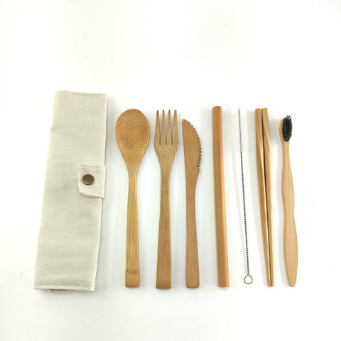 Sustainable Biodegradable Cutlery Set For Kitchen