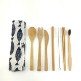 Sustainable Biodegradable Cutlery Set For Kitchen