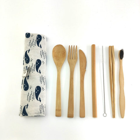 Sustainable Biodegradable Cutlery Set For Kitchen