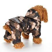 Puppy Rain Coat with Hood Reflective