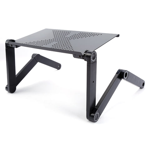 Portable foldable adjustable folding table