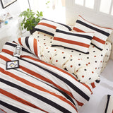 Classical Style Bedding Stripes and Polka Dots