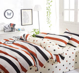 Classical Style Bedding Stripes and Polka Dots