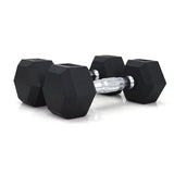 Corner Fixed Dumbbells men with rubber