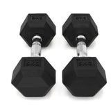 Corner Fixed Dumbbells men with rubber