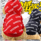 Hooded pet dog cat clothes