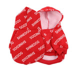 Hooded pet dog cat clothes