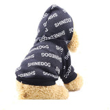 Hooded pet dog cat clothes